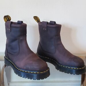 Size 8 Anistone Doc Marten Brown Leath Short Boot